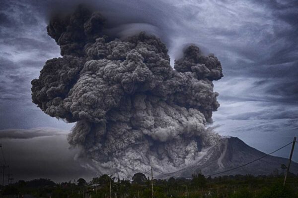 A volcano is erupting again in Japan